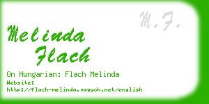 melinda flach business card